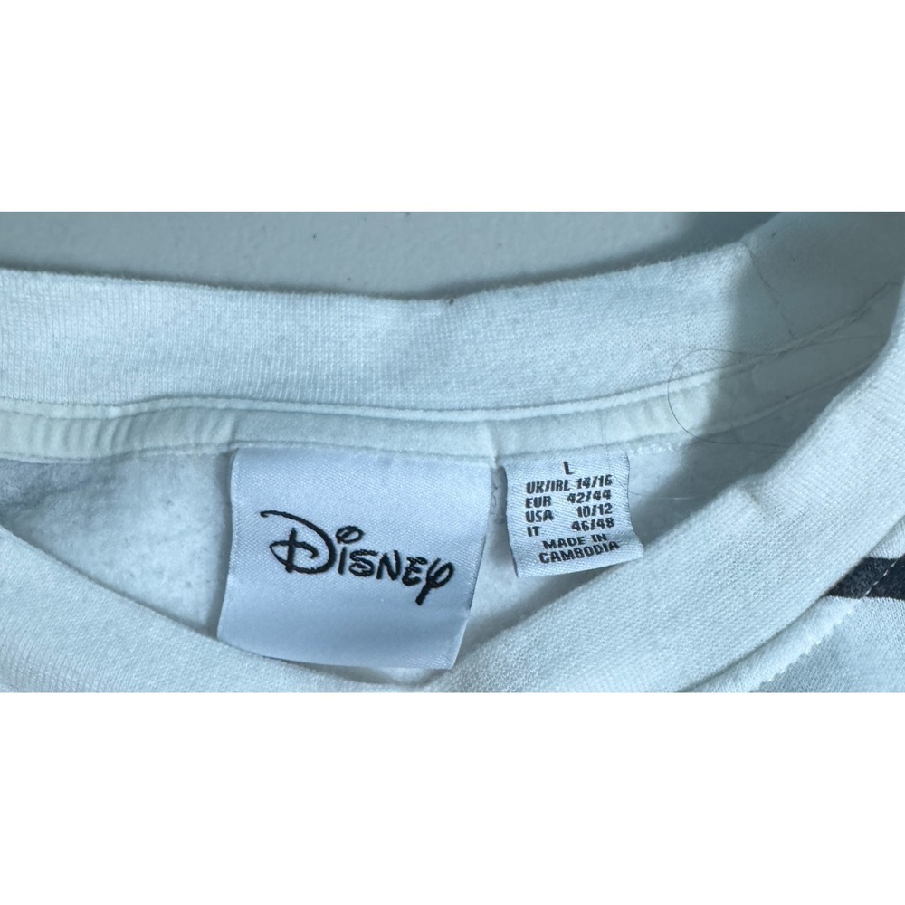 Primark Disney Minnie Pluto Mickey Women L Oversize Sweatshirt Crew Pullover - Picture 5 of 8